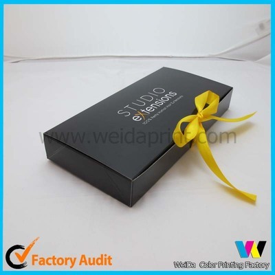 供應絲帶假發(fā)盒與黑色假發(fā)盒 專業(yè)包裝解決方案